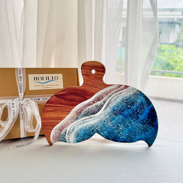 "Grace" – Ocean Whale Tail Board (Back View)