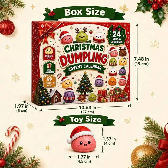 Christmas Squishy Advent Calendar