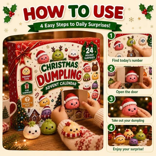 Christmas Squishy Advent Calendar