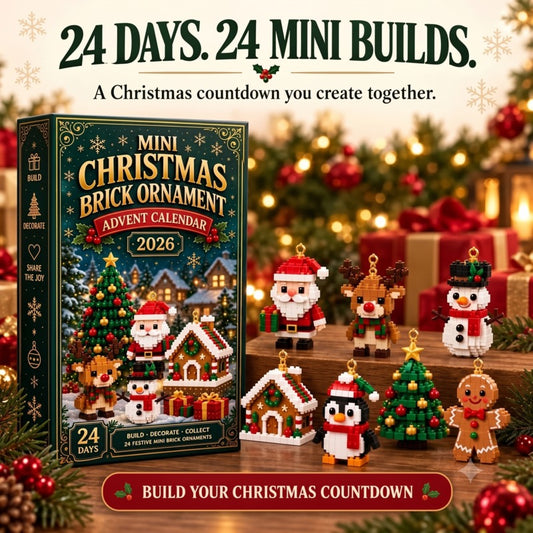 Holiday Countdown: 24-Day Buildable Christmas Ornament Advent Calendar