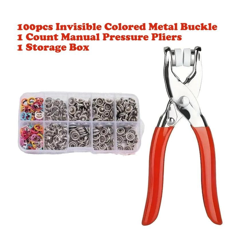 Snap Fastener Pliers Set – Easy DIY Button Installation Tool Kit
