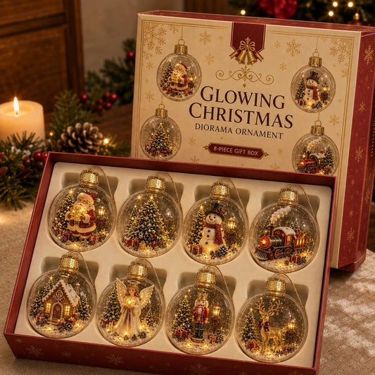 Glowing Christmas Diorama Ornament