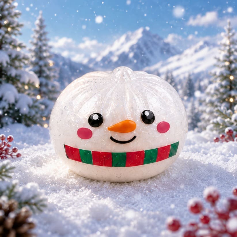 Christmas Dumplings Blind Box Squishy