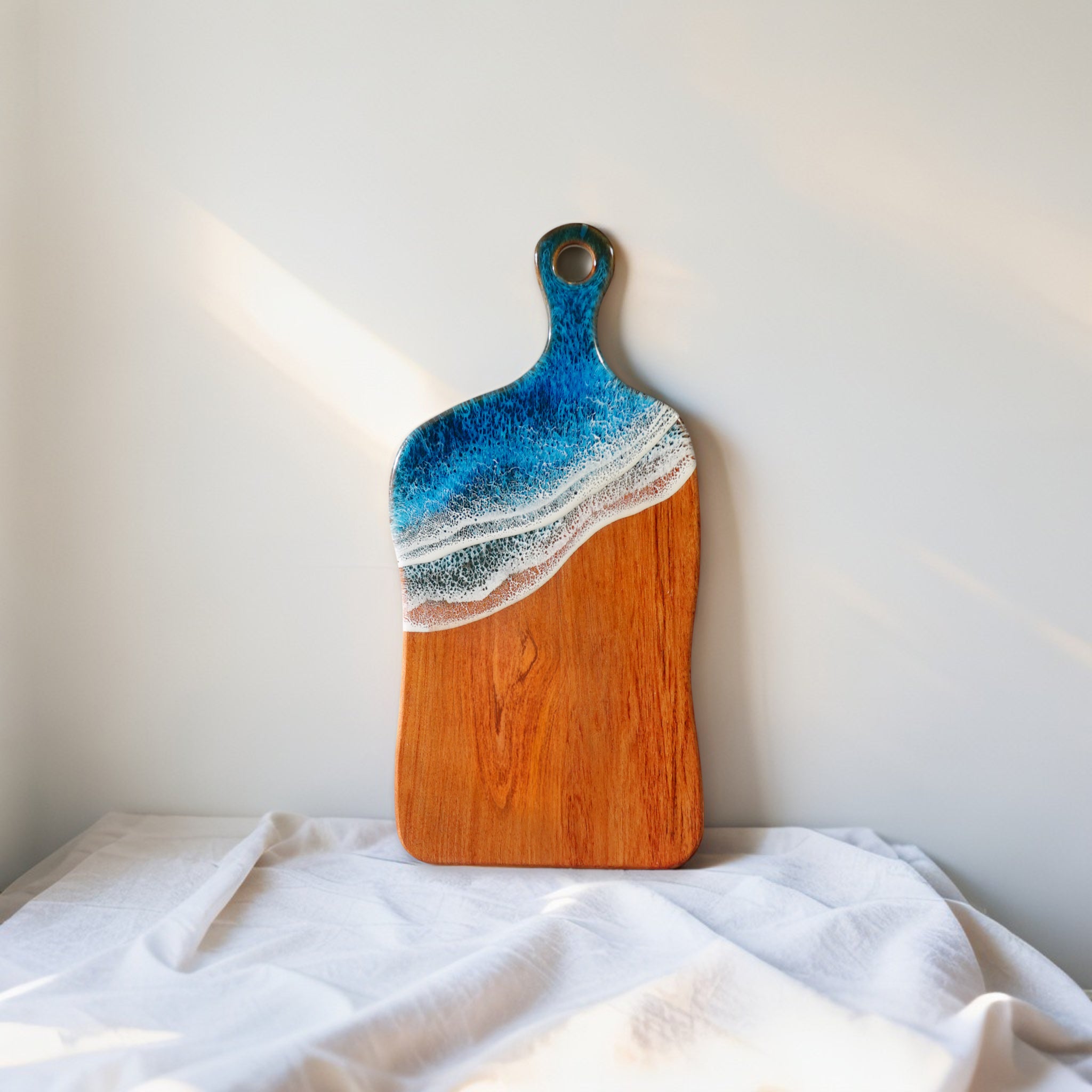 "Tide" - Ocean Resin Paddle Wave Handle Board