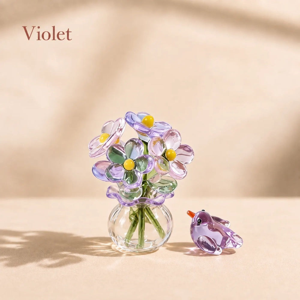 Marielle Bird Glass Bouquet