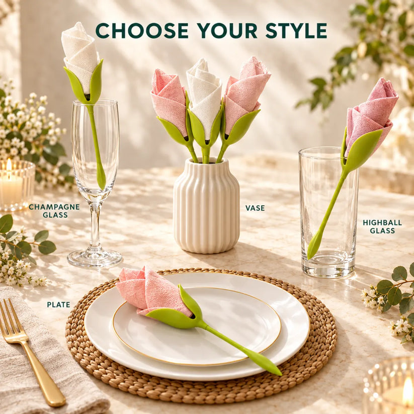 Rosalie Tulip Napkin Holders