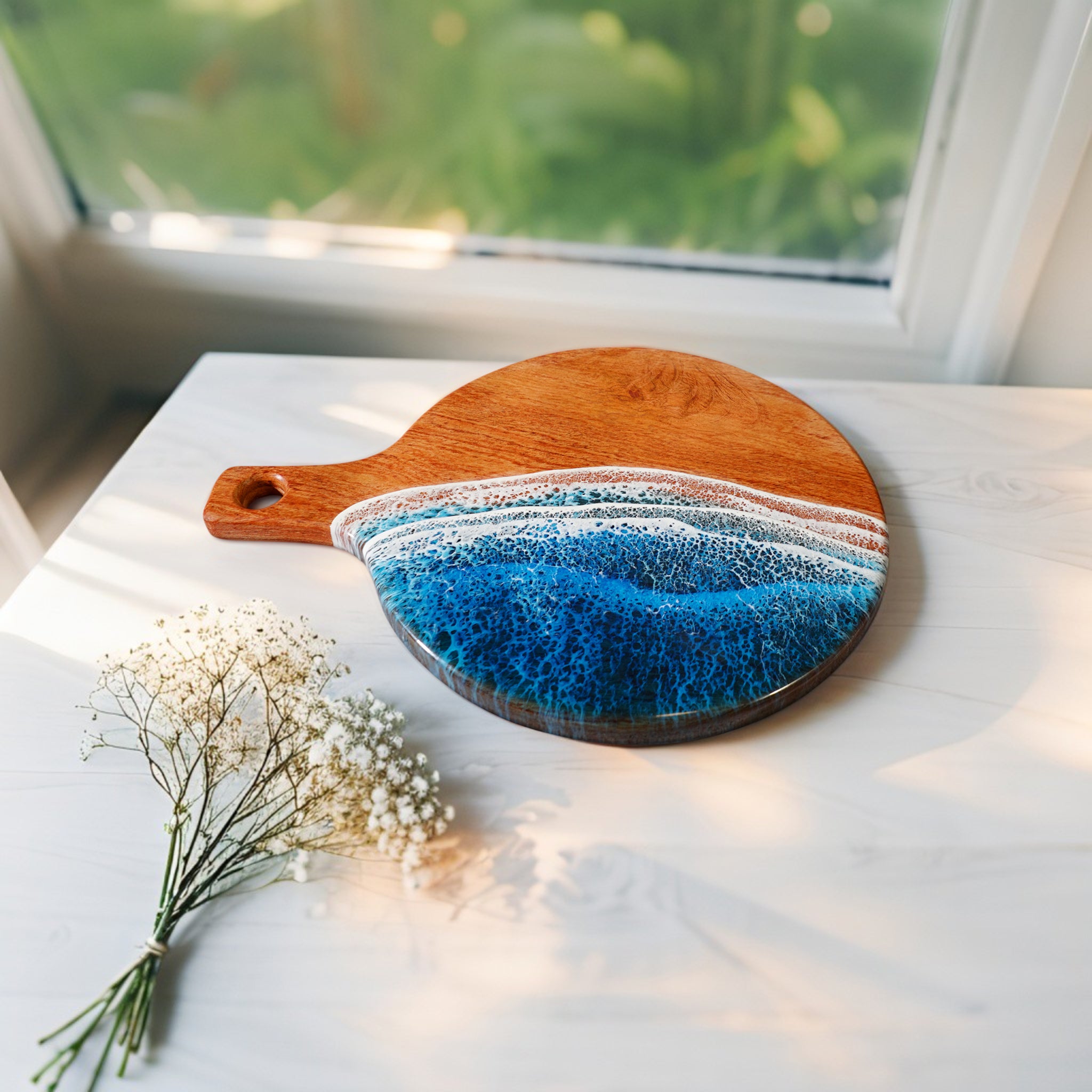 "Flow" - Ocean Resin Round Longshore Board