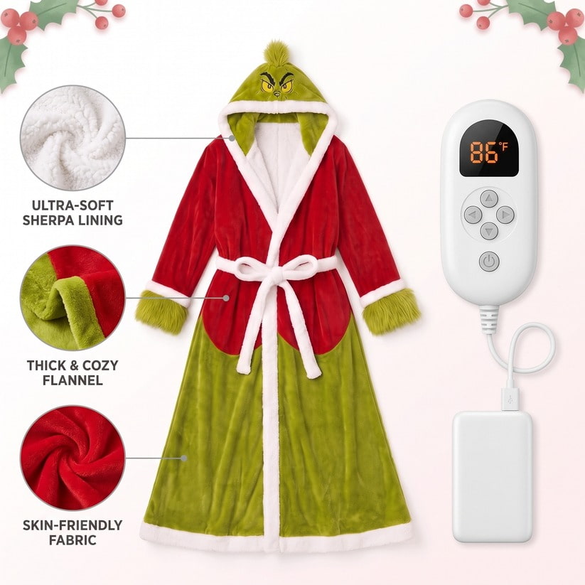 2027 NEW Heating Version Christmas Cloak Cosplay