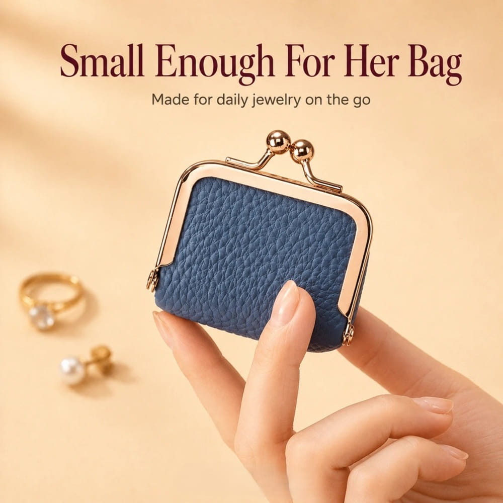 Velour Mini Jewelry Box