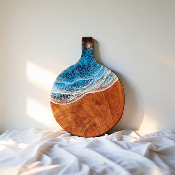 "Drift" - Ocean Resin Round Wave Handle Board
