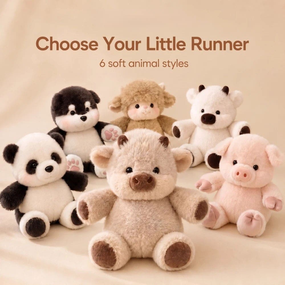 Cuddle Running Friends - Plush With Swinging Legs