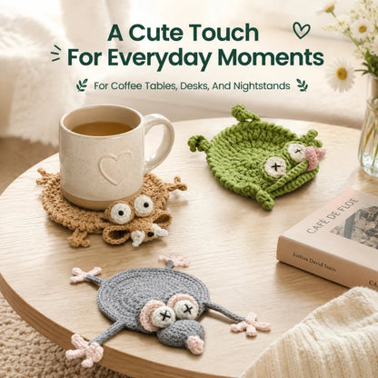 Handmade Animal Crochet Coasters