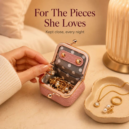 Velour Mini Jewelry Box