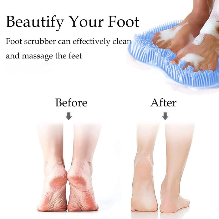 Hands-Free Silicone Foot Clean Mat