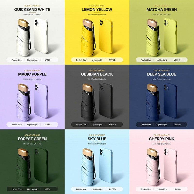 Pocket Mini UV Umbrella