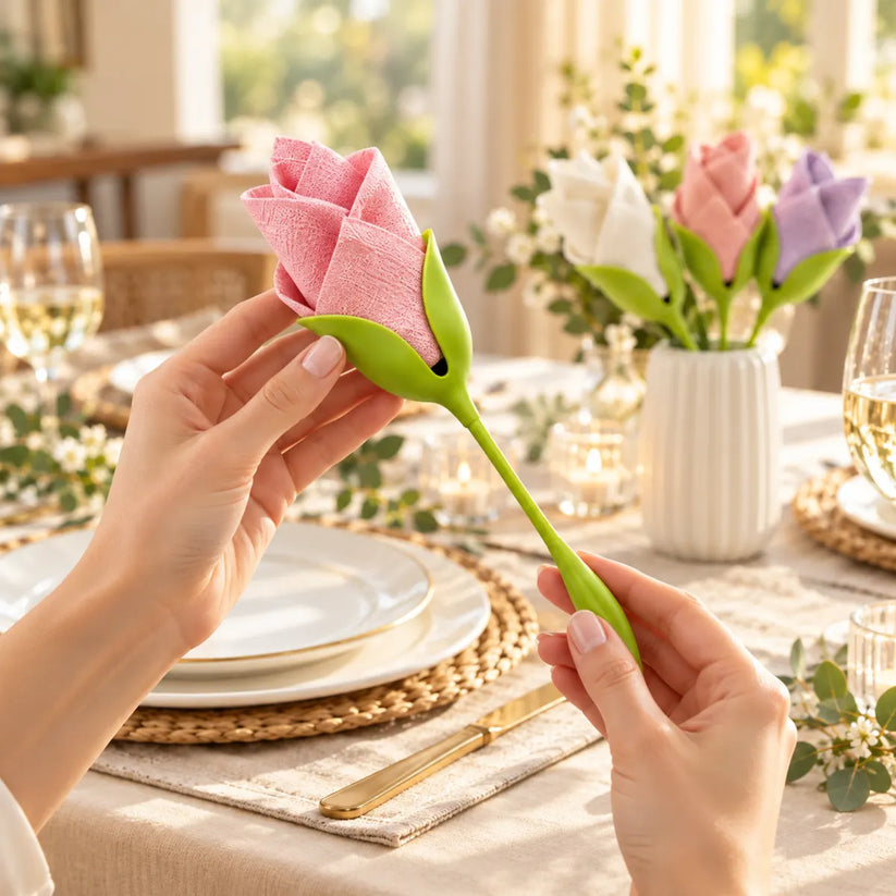 Rosalie Tulip Napkin Holders
