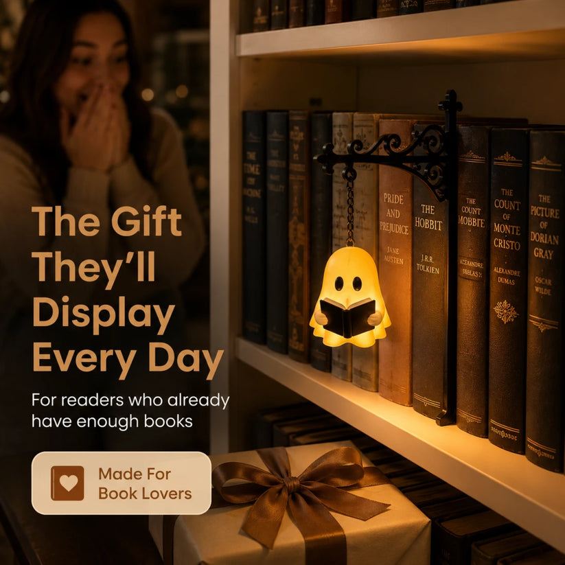 Book Nook Lamp: Miniature Street Lamp or Reading Ghost