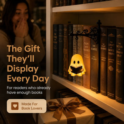 Book Nook Lamp: Miniature Street Lamp or Reading Ghost