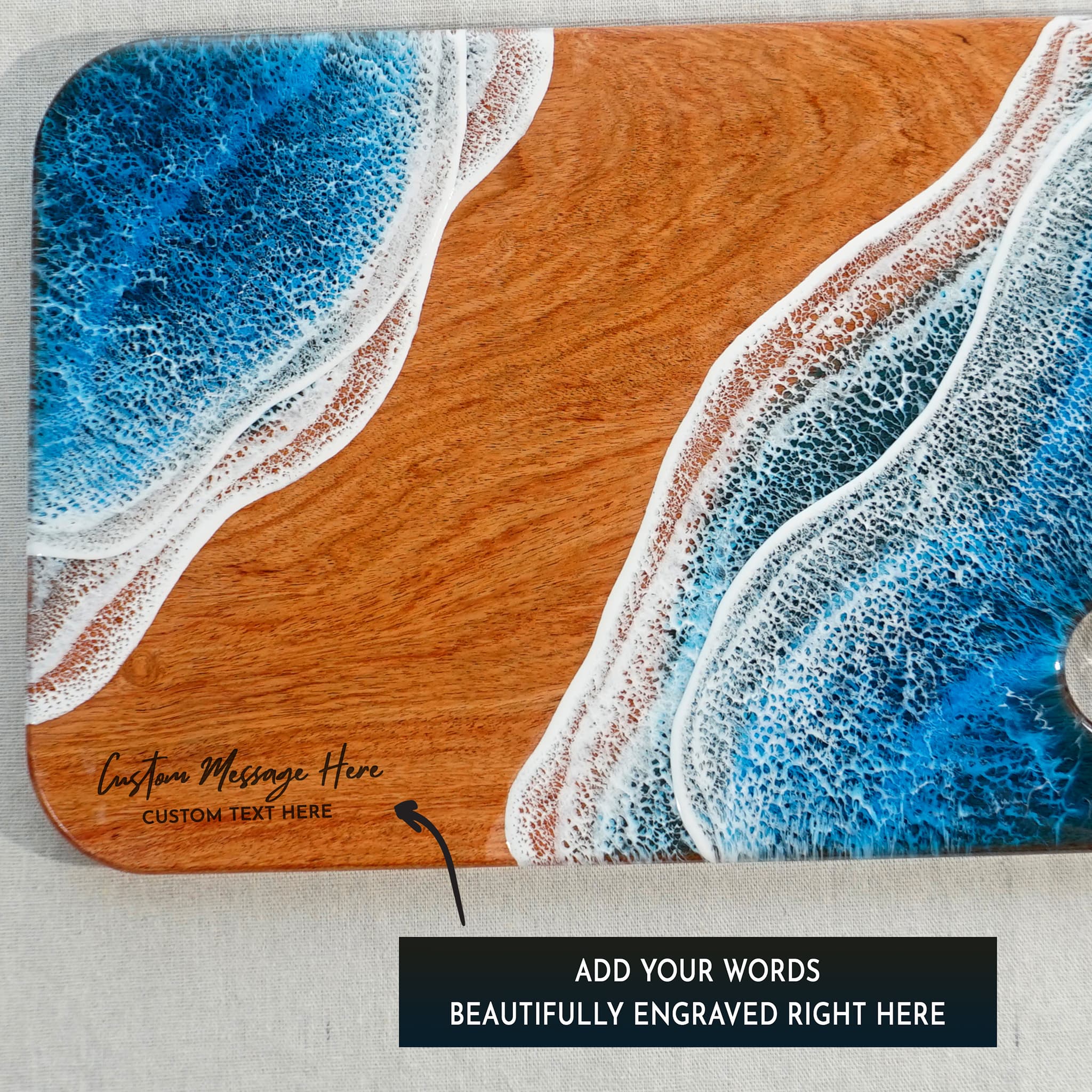 "Passage" - Ocean Resin Dual Shore Board