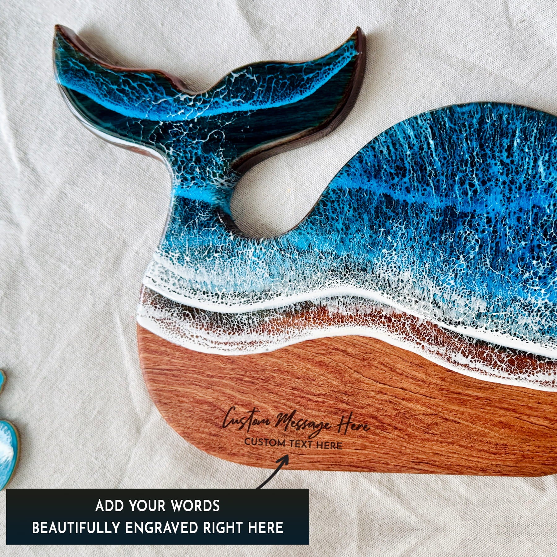 "Gentle" – Ocean Whale Body Board