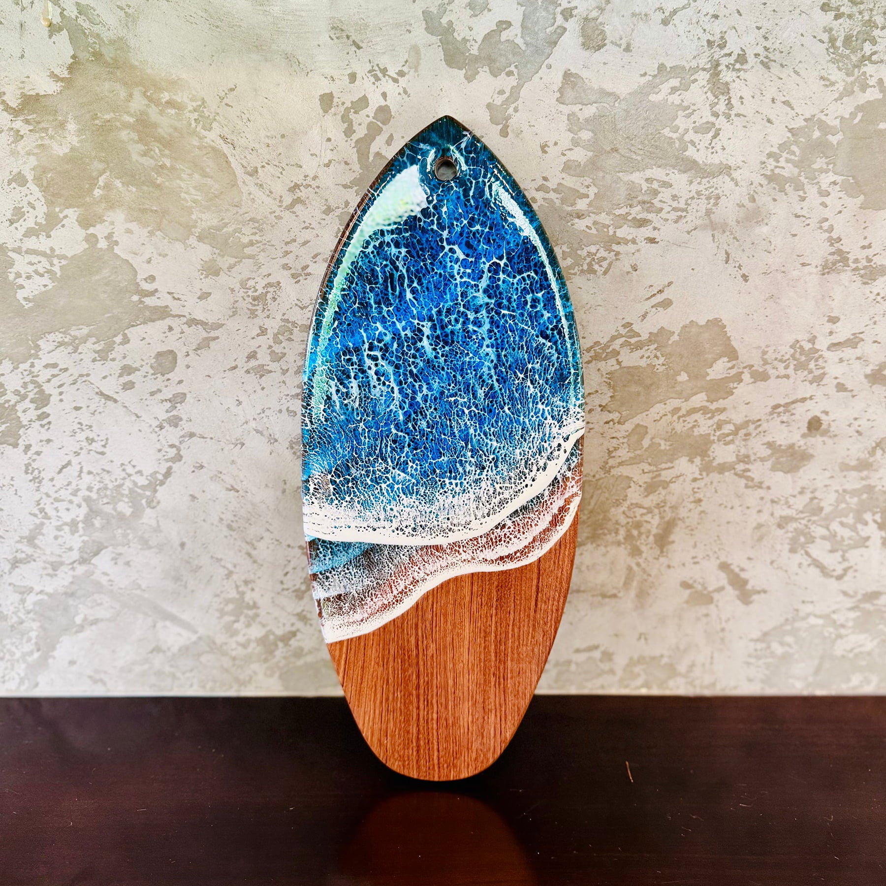 HORIZON – Surfboard Ocean Resin Wall Art | Coastal Home Decor