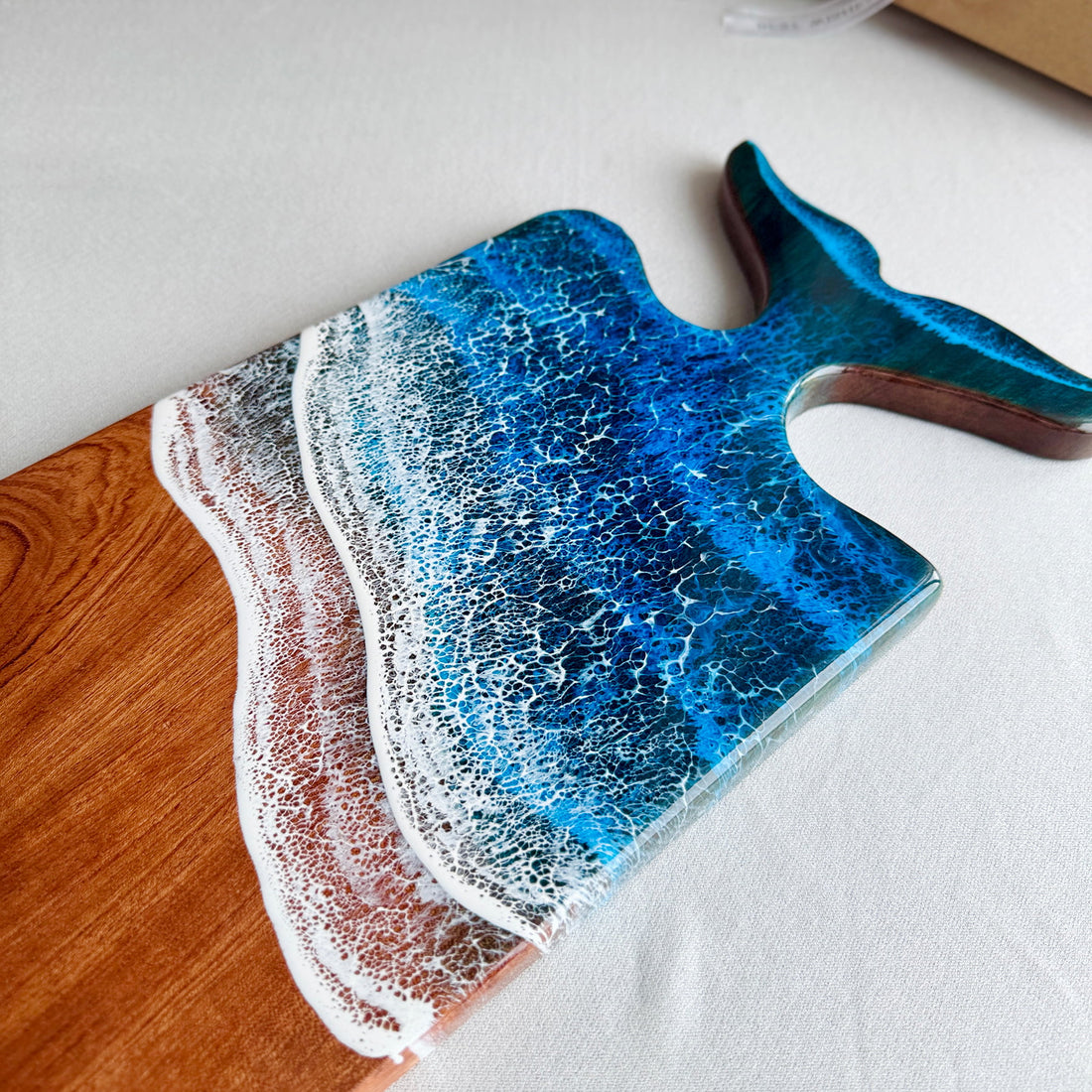 "Breath" – Ocean Whale Tail Handle Board