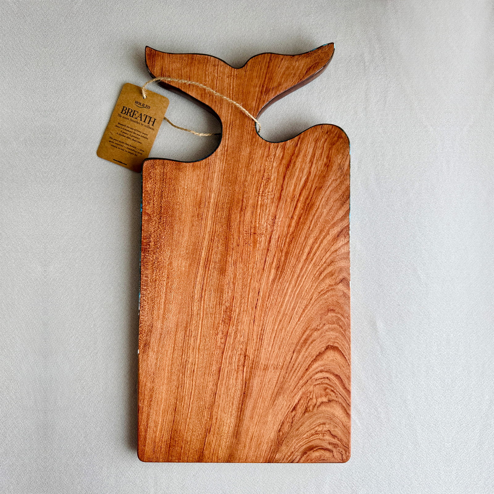 "Breath" – Ocean Whale Tail Handle Board