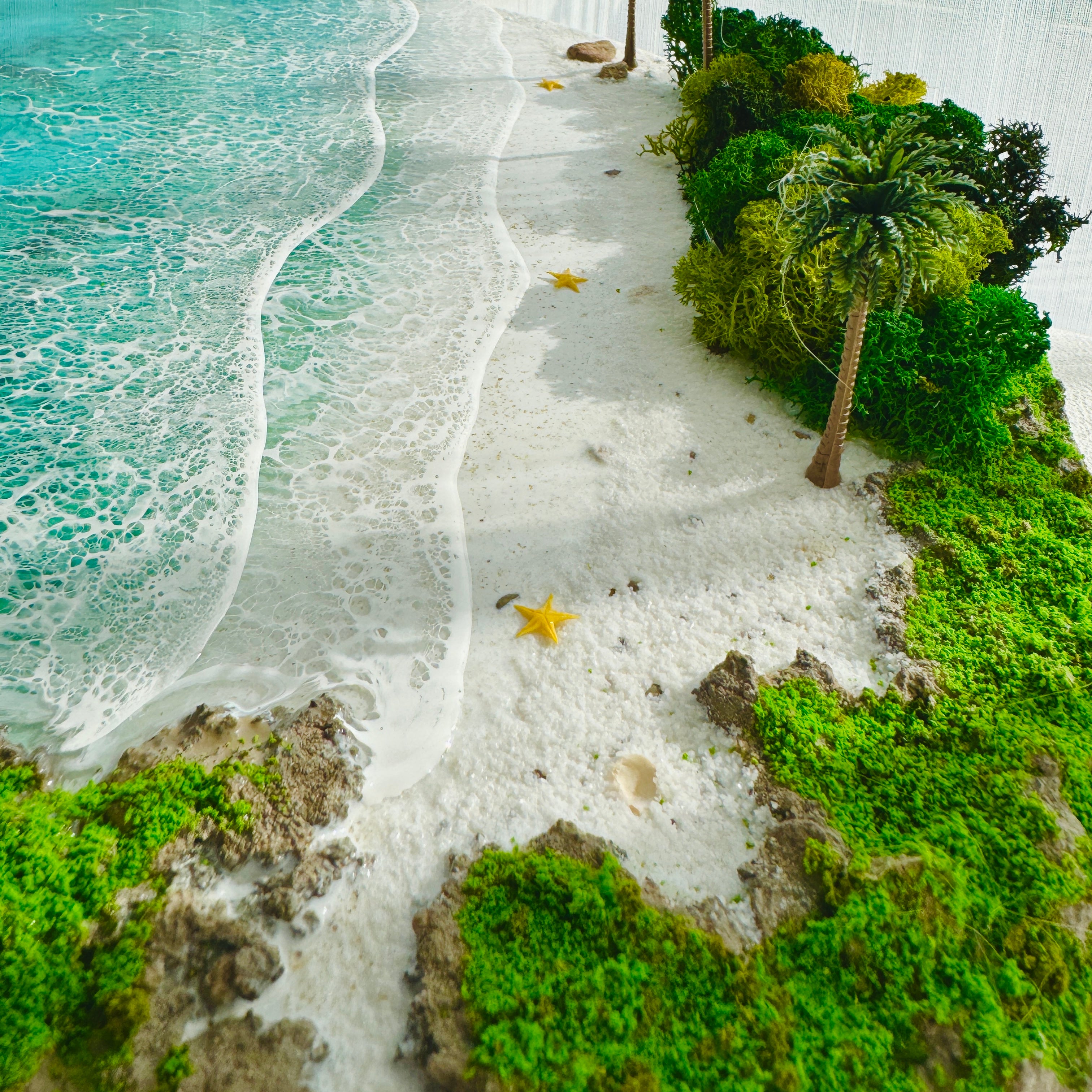 "Isla Verena" – 3D Ocean Resin Wall Art