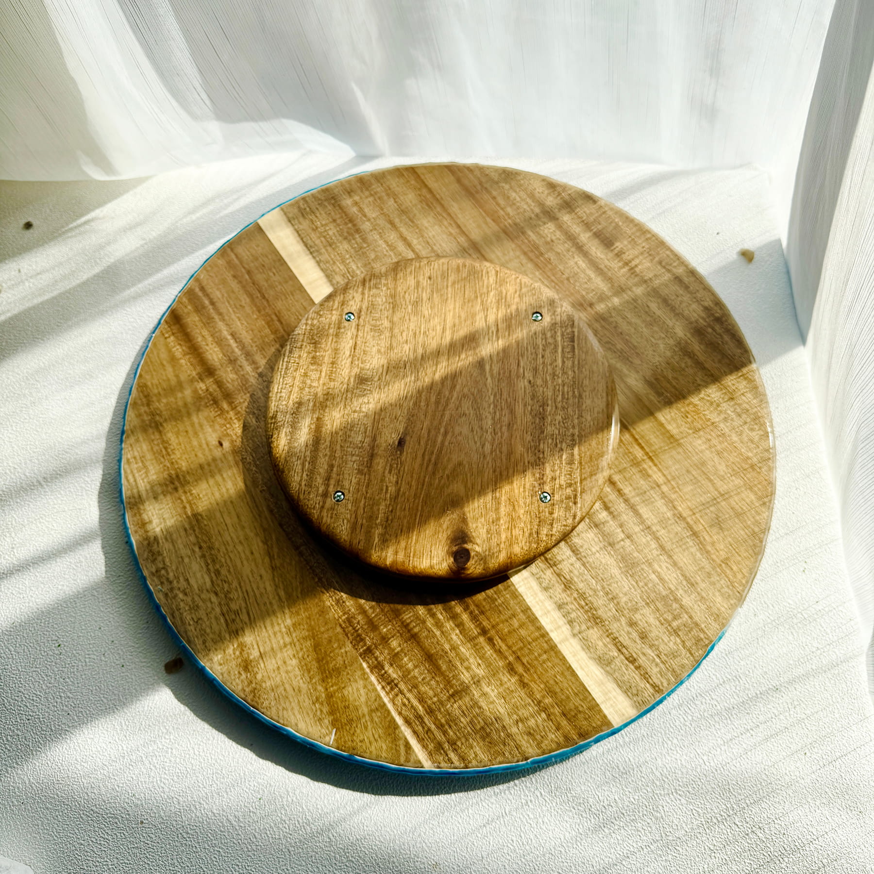 Ocean Resin Lazy Susan