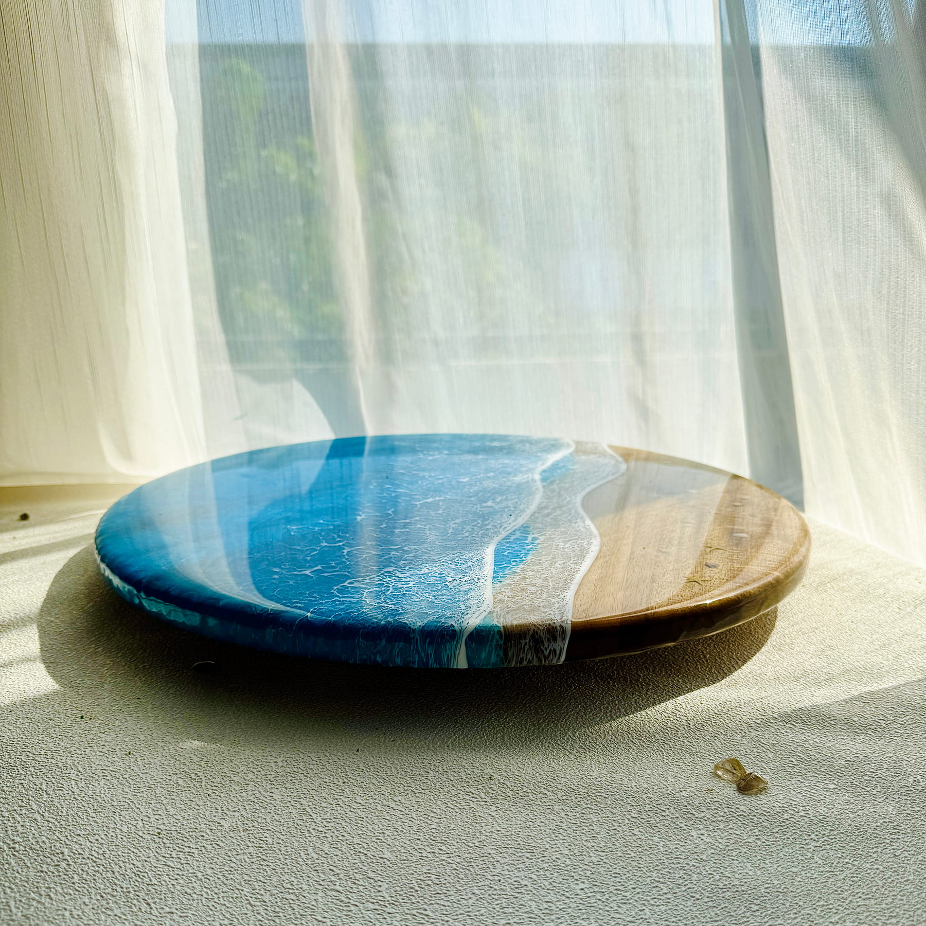 Ocean Resin Lazy Susan