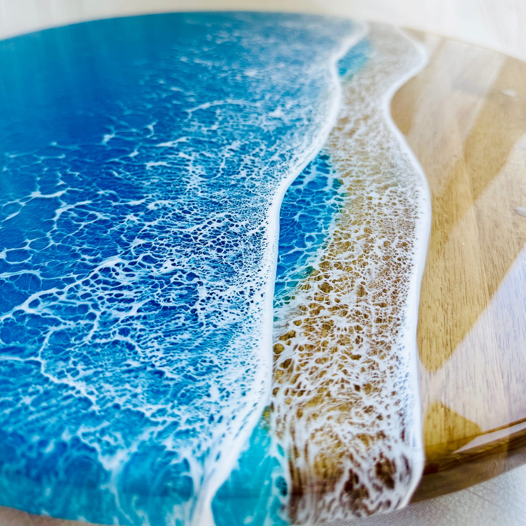 Ocean Resin Lazy Susan