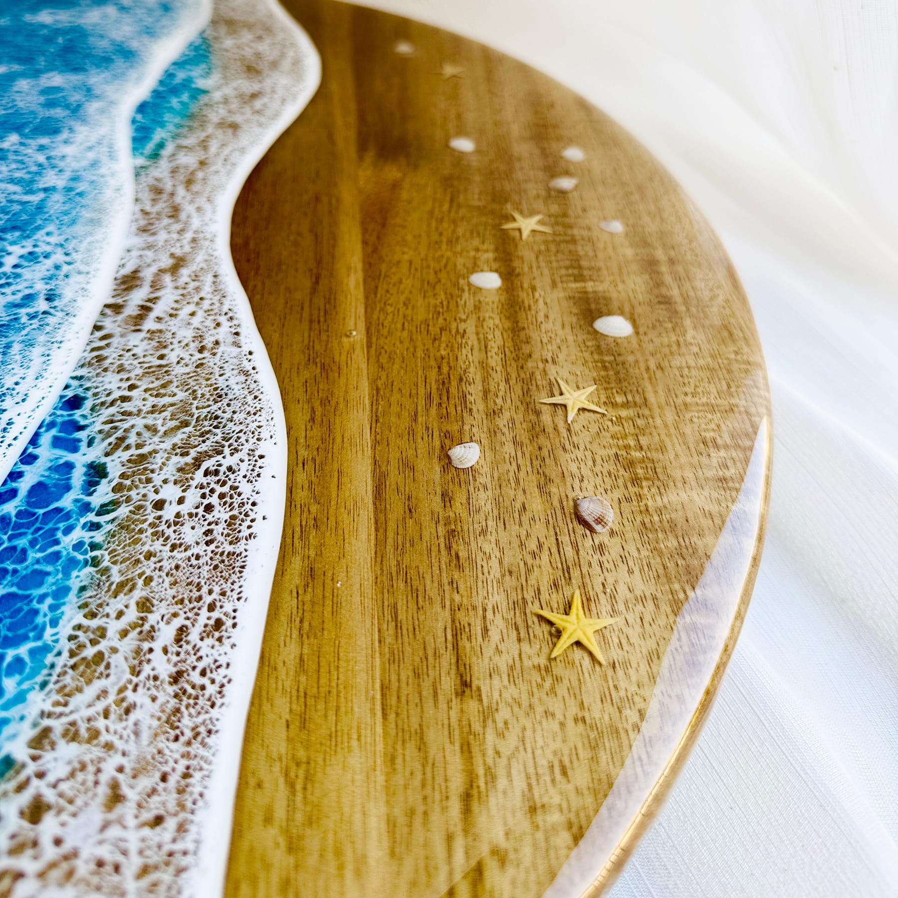 Ocean Resin Lazy Susan