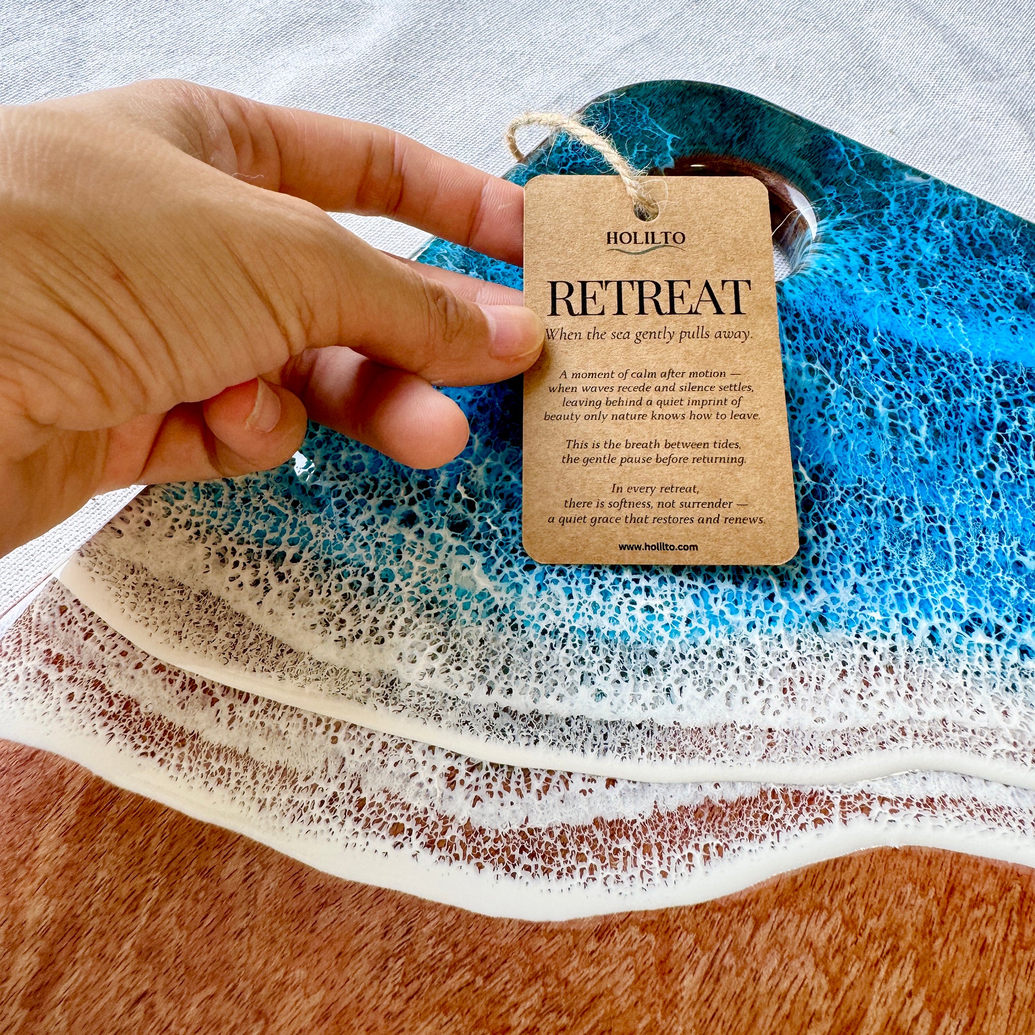 "Retreat" - Ocean Resin Stillshore Board