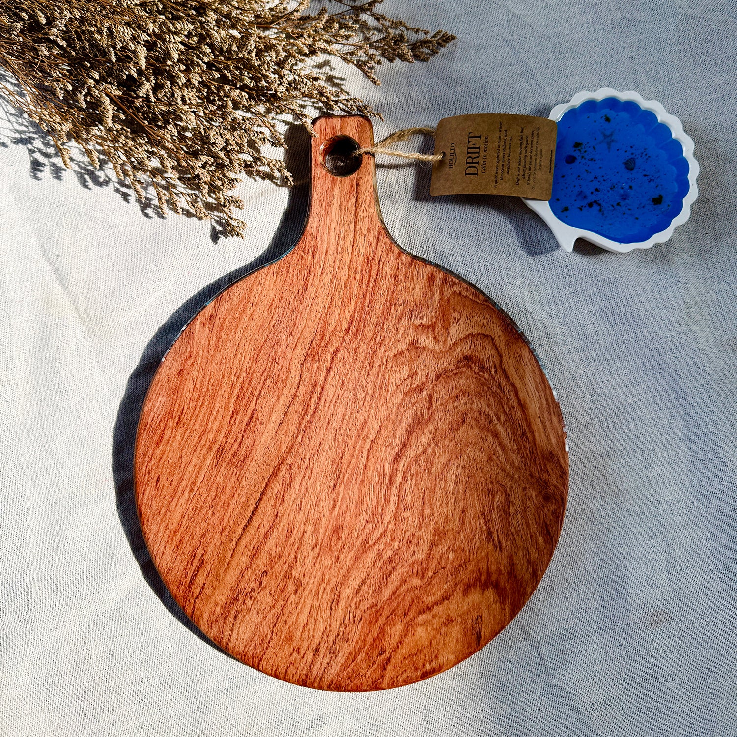 "Drift" - Ocean Resin Round Wave Handle Board