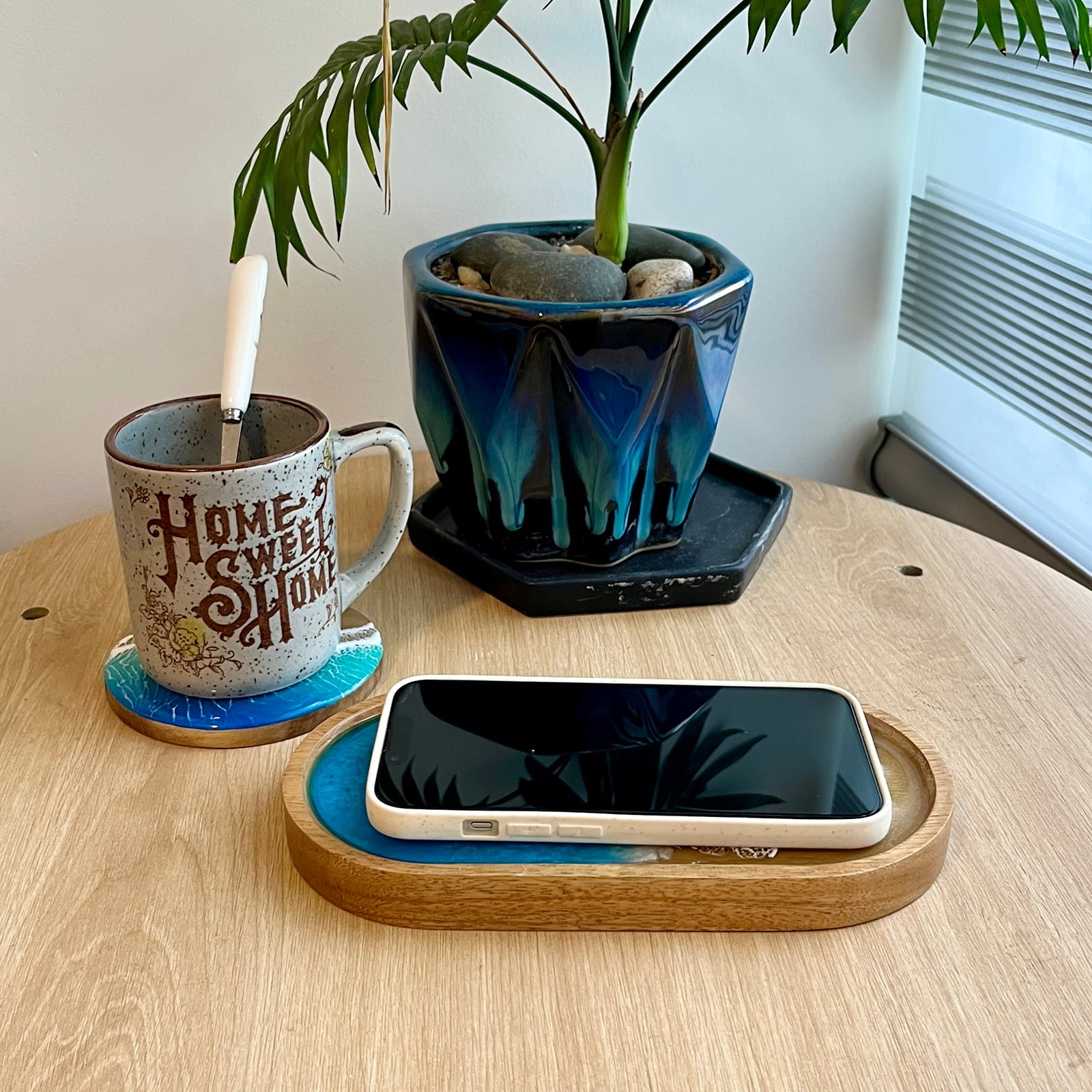 Ocean Resin Oval Tray