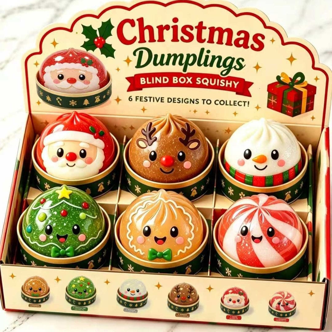Christmas Dumplings Blind Box Squishy
