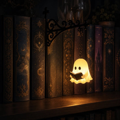 Book Nook Lamp: Miniature Street Lamp or Reading Ghost