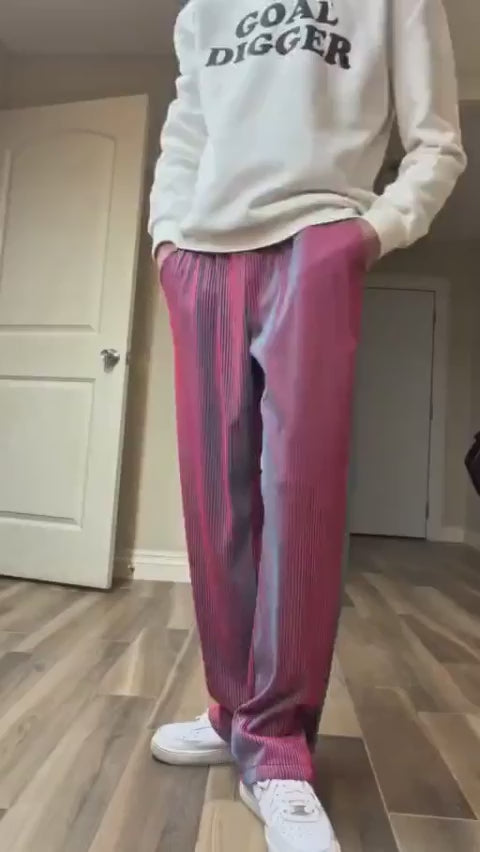 The Duotone Contrast Ribbed Pant